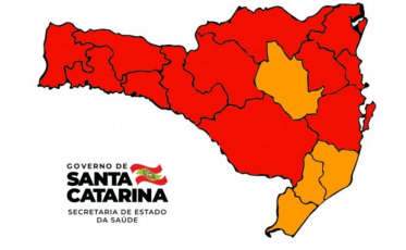 Covid-19: Apenas 4 regiões de SC seguem no nível Grave