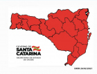 Matriz de Risco: Santa Catarina pintada de vermelho