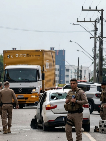 O que se sabe sobre a perseguição com tiros e tentativa de atropelamento em Criciúma