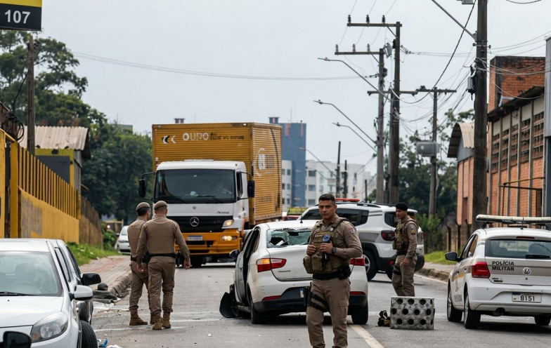 O que se sabe sobre a perseguição com tiros e tentativa de atropelamento em Criciúma