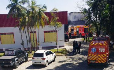 Princípio de incêndio na Minamel