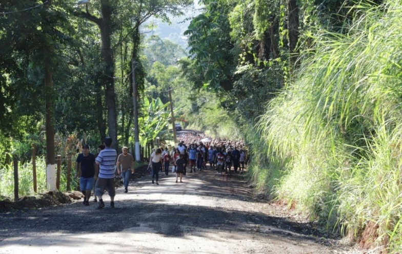 Procissão marca anúncio de obra de R$ 9 milhões em Criciúma