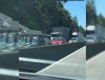 Em dia histórico, pane em caminhão escancara problema do Morro dos Cavalos