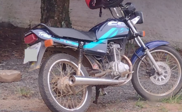 Polícia recupera moto furtada em Forquilhinha