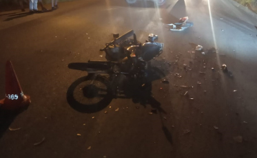 Motociclista fica ferido em colisão contra automóvel na SC-108