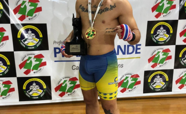 Atleta criciumense de MuayThai é campeão do Catarinense e inicia preparação para o Sul-Americano