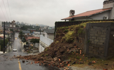Criciúma já registra estragos por conta da chuva (VÍDEO)