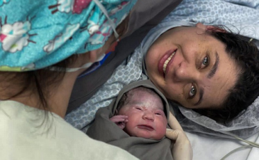 Daiane, o bebê de número 5 mil a nascer no HMISC