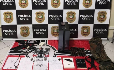 Operação contra nazismo cumpre mandado de busca e apreensão