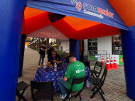 Programa Adelor Lessa é transmitido ao vivo direto de Forquilhinha I Foto: Thiago Hockmüller/4oito