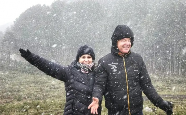 Neve chega com mais força em São Joaquim (FOTOS)
