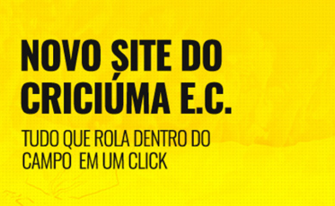 Novo site do Criciúma será lançado terça-feira