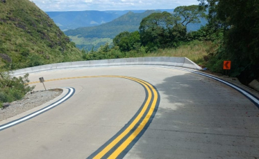 Viagem à Serra Gaúcha ficará até 1h20 mais rápida com conclusão de obra em SC