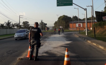 Retorno do sol e volta das obras na rodovia Luiz Rosso 