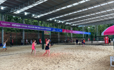 Som Maior realiza primeiro Open Viva Mais de Beach Tennis para homens
