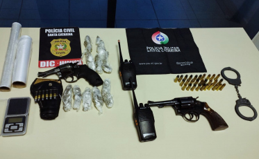 Operação policial prende cinco pessoas em Araranguá