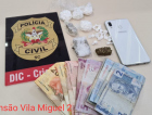 Polícia prende dois jovens durante operação contra tráfico de drogas em Criciúma