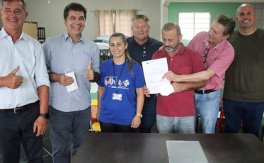 Assinada autorização para pavimentação de ruas do bairro Vila Zuleima