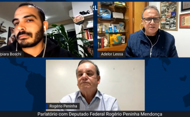 Parlatório recebe Rogério Peninha, deputado federal pelo MDB