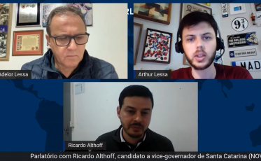 Parlatório recebe Ricardo Althoff, candidato a vice-governador