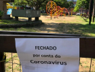 Até o parquinho das crianças está fechado