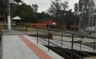 Parque Municipal de Urussanga recebe melhorias para a XVIII Festa do Vinho