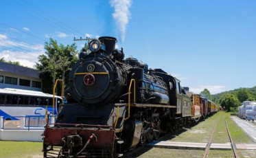 A Páscoa com passeios de trem a partir de Criciúma