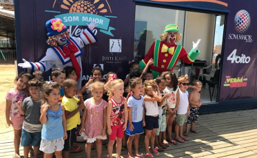 Patati e Patata de férias no Balneário Rincão 