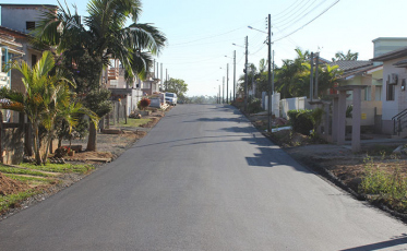 Obras: 24 ruas do bairro Santa Luzia começam a ser pavimentadas