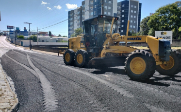 Usina de Asfalto de Içara produz a primeira massa asfáltica
