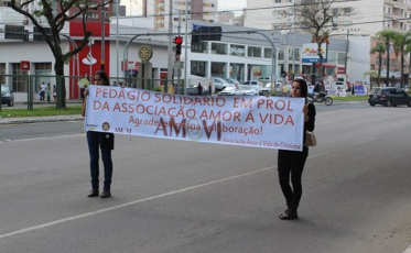 Amovi realiza pedágio solidário neste sábado