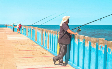 Sócios da plataforma de Balneário Rincão promovem torneio de pesca