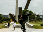 Em Criciúma, os grandes nomes do skate nacional
