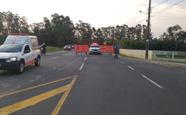 Acesso Sul ao Balneário Rincão está bloqueado