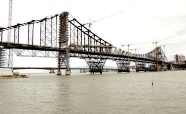 Obras na Ponte Hercílio Luz atingem 80%