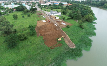 Avança a obra da ponte entre Tubarão e Capivari de Baixo