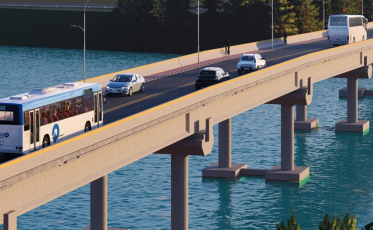 Após décadas de travessia por balsa, ponte de 250 metros terá obras iniciadas em SC