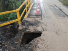 Içara: Interditada ponte no bairro Tereza Cristina