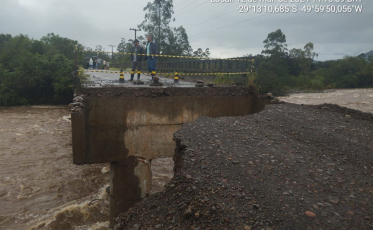 Chuvas em Praia Grande: acúmulo de 370 milímetros e pontes interditadas
