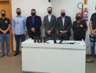 Polícia Civil recebe fuzil para reforço de ações em Turvo