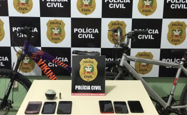Polícia faz ação contra autores de furtos em Morro da Fumaça