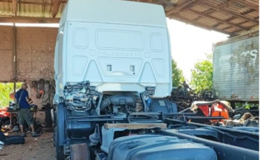 Polícia Civil investiga estelionato após localizar desmanche de caminhões em Içara