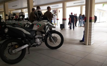 Mensagem de possível ameaça de ataque causa medo em Laguna