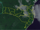 Alerta de granizo e tempestade no Sul catarinense