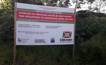Prefeitura lança edital para mirante do Morro Cechinel
