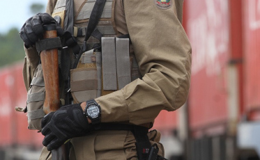 Polícia Militar reforça a segurança para o dia das eleições 