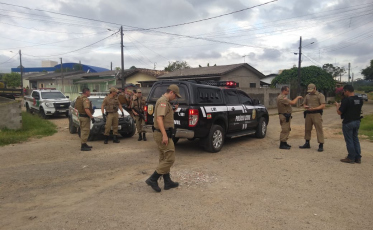 Seguem as buscas ao suspeito de matar um policial e ferir outro em Criciúma