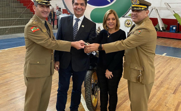 Ato marca o aniversário de 187 anos da Polícia Militar de Santa Catarina