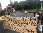 Em protesto, moradores do Renascer bloqueiam a Luiz Rosso (VÍDEOS)