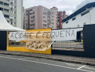 'Por amor ou terror': torcida protesta com faixas em frente ao Heriberto Hülse